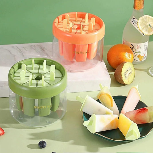 Reusable DIY 8 Pieces Ice Pop Mould - DEZZIRE